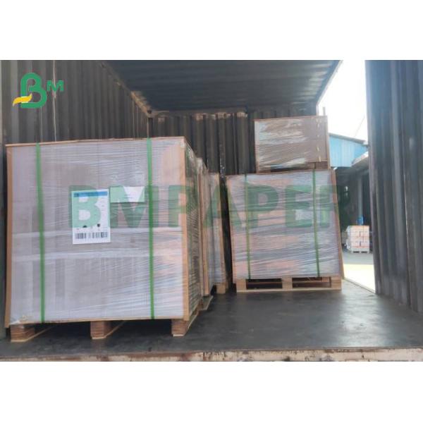 Buy 0.8mm To 3mm Thick Cardboard White Laminated grey back Duplex Board Sheets at wholesale prices