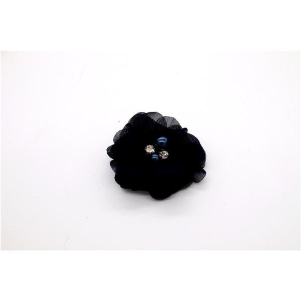 girl Chiffon flower shoe clips/Sewing Bead Handmade Flower Yarn, lace, Chiffon Grey,black,white,red,blue