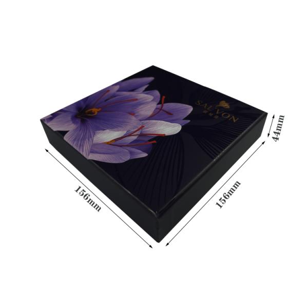 Customized Saffron Jar Gift Paper Box With Lid And Base Custom Cardboard Gift Boxes