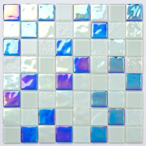 Waterproof Clay Mosaic Tiles 303x303mm for Swimming Pools