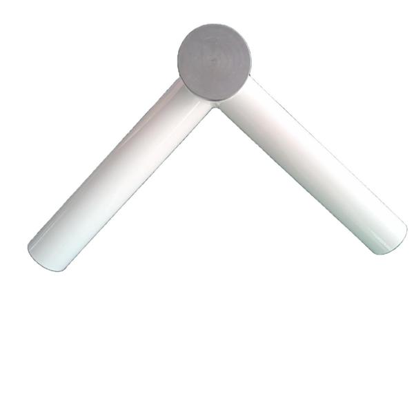 90 Deg. Twin Spoke Pole Top Mount Bracket with Single-side Structure and Any