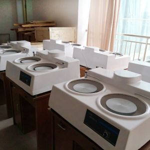 Precision Surface Sample Grinding And Polishing Machine 450Rpm Rotating Speed