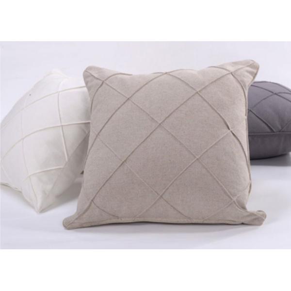 Buy Geometric Pattern Decorative Cushion Covers 100%  Linen For Bed / Chair at wholesale prices