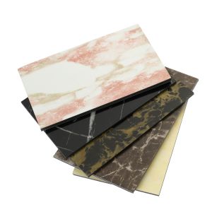 China Unbreakable Texture Marble Aluminum Composite Panel For Wall Decoration on sale