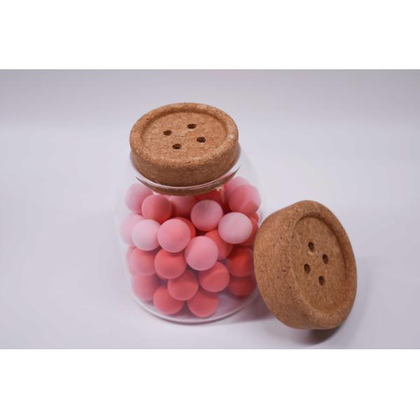 ODM OEM Top Cork Bottle Stopper Glass Jars Airtightness Good Sealing