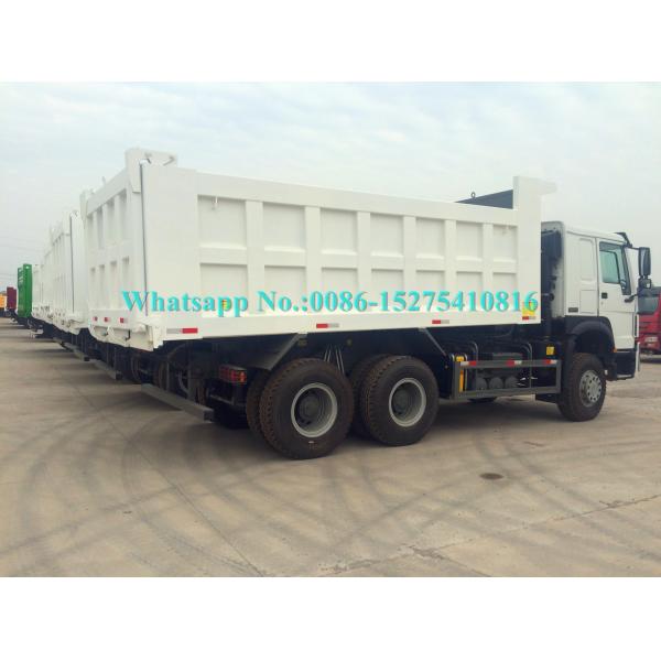 White Color HOWO 371/336/290/266HP 6x4 10 wheeler Mining Dump/ Dumper/Tipper Truck volvo Technology For Laos Myanmar