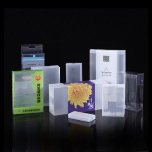 China Glossy Lamination Multi Functional Clear Plastic Folding Boxes on sale