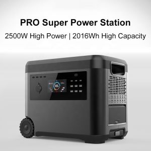 Lithium ion Batteries 2400W Camping Powerstation for Germany / 220V Portable