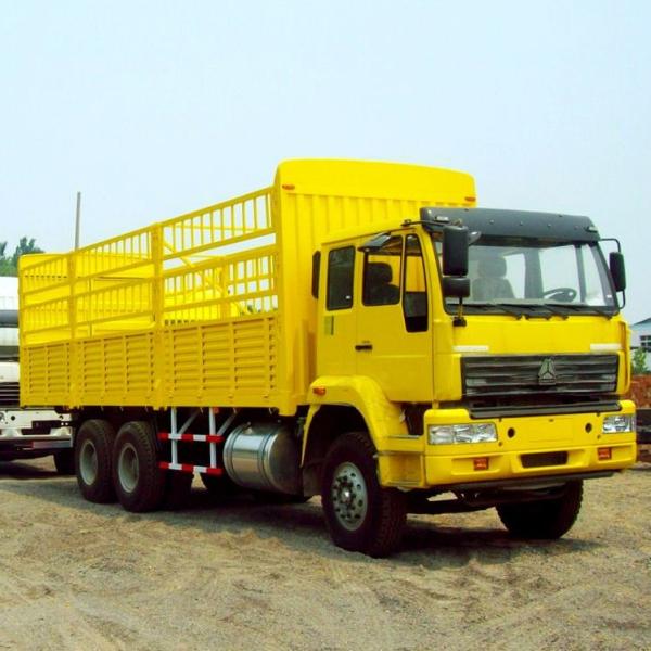 Buy Yellow 20 Ton Heavy Cargo Truck  Euro 2 6x4 Drive With U Profile ZZ1257N4641A at wholesale prices