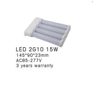 TYPE A+B 2G10 led PL light 15W CRI80 120LM/W 2835smd AC85-277V Three-year