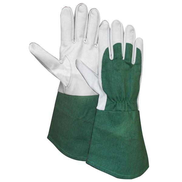 Buy Hysafety Rose Pruning Garden Gloves Long Leather Cowskin at wholesale prices