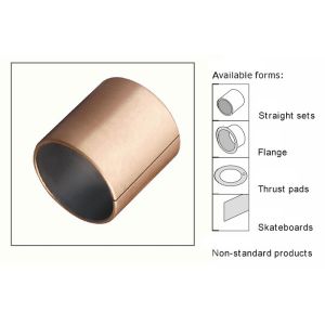 Metal-Polymer Composite Bearings | Hydrodynamic Water Lubricated Sintered Bronze