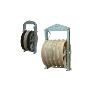 508*110mm Three Nylon Wheels Bundled Conductor Pulley