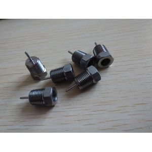 CNC machining stainless steel thermowell，CNC maching parts, Forging parts,