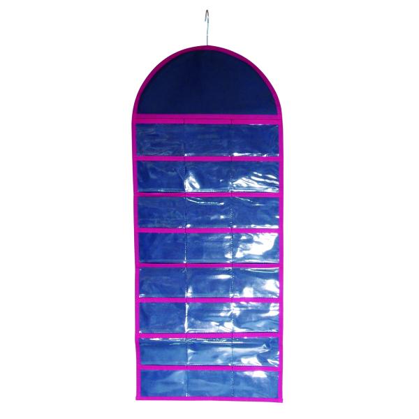Buy 62 Pockets 35x85cm Double Side Hanging Jewelry Bag at wholesale prices