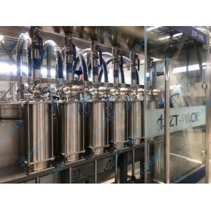 SUS316 5l Servo Liquid Filling Machine 3600BPH volumetric bottle filler