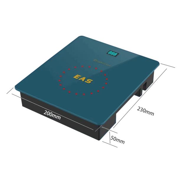 AM 58KHz EAS Label Deactivator Green Glass Panel Soft Label Degausser