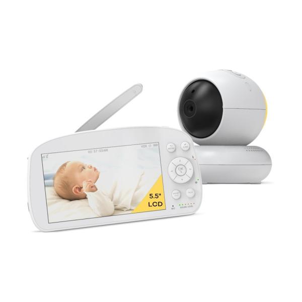 Buy 5.5 Inch 1080p Baby Monitor with Pan-Tilt Night Vision and Two-Way Audio at wholesale prices