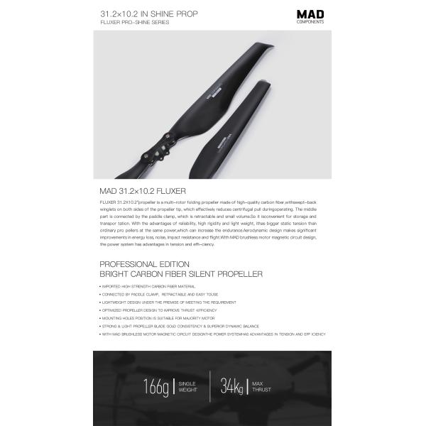 31.2x10.2 Inch FLUXER PRO Propeller