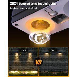 IP65 Decorative Solar Fence Lights Durable Outdoor Waterproof LED Lights With 12