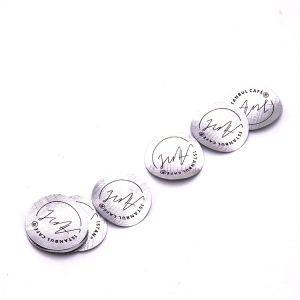 Customized Precut Yogurt Container Lids Nespresso Capsule Aluminum Foil 70mm