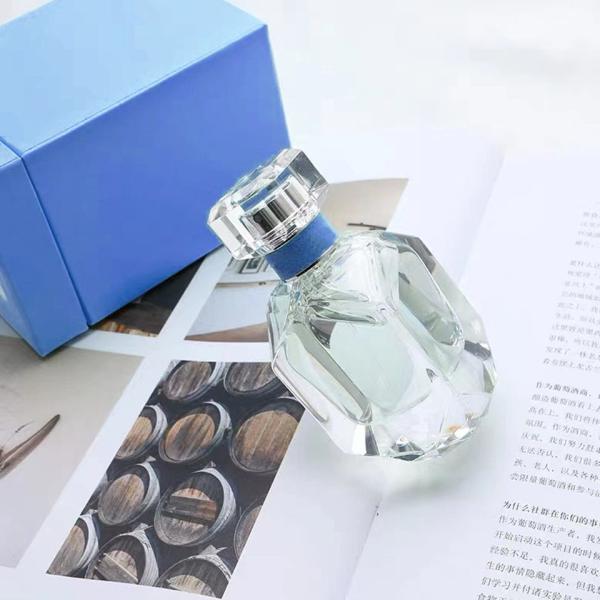 Luxury Refillable Glass Bottles Customizable Logo 50ML 30ML Empty Transparent