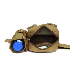 Adjustable Waist Bag With Cup Sleeve Practical and Waterproof for Men's Outdoor
