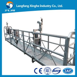 Quality Suspended rope cradle lifting / construction facade cleaning machine / hanging scaffolding for sale