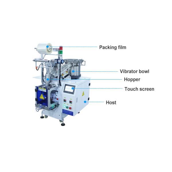 Automatic hardware bolt washer nut toys hinge door handle packing machine