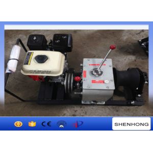 High Versatility Single Capstan Gas Engine Powered Winch With Honda GX160 5.5HP