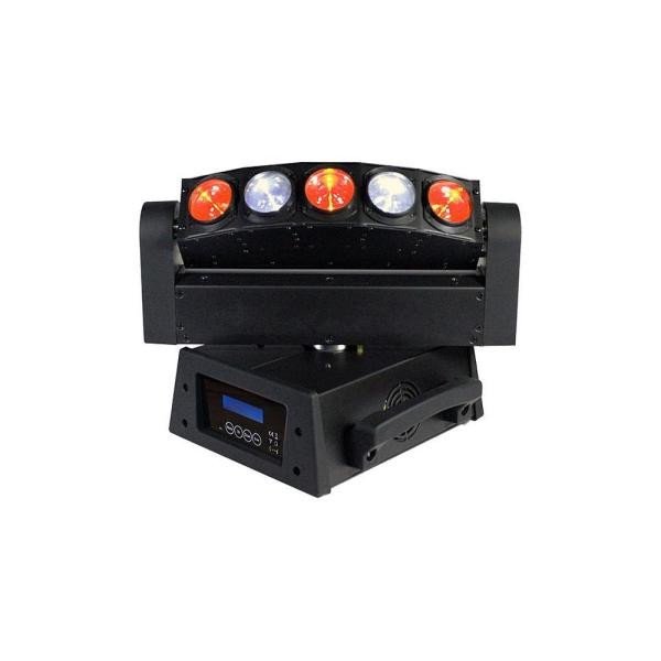 Brightest 8° Moving Head LED Beam Lamp RGBW / W Cree Leds 5 Heads * 10W