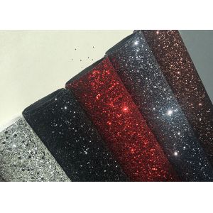 3 Chunky Glitter Wall Fabric , Glitter Material Wallpaper Shiny Stereoscopic