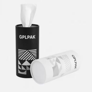 Custom Design Printing Recycled Cylinder Tube Packaging Tissue Paper Box