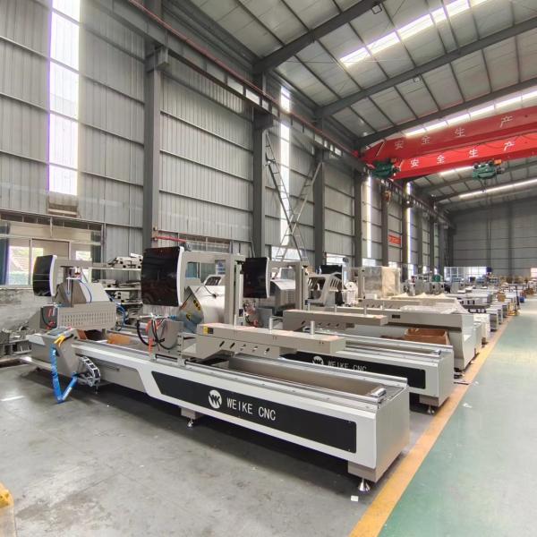 Buy 45 Degree Double Head Mitre Saw Aluminium Window Cutting Machine at wholesale prices