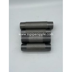 Galvanized Carbon Steel Pipe Nipples DIN2999 ISO 7/1  BS 21 Thread