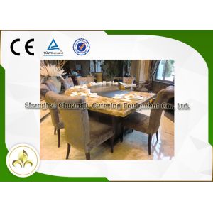 Quality 9 Seats Induction / Electric Grill Griddle Table With Exhaustion System for sale