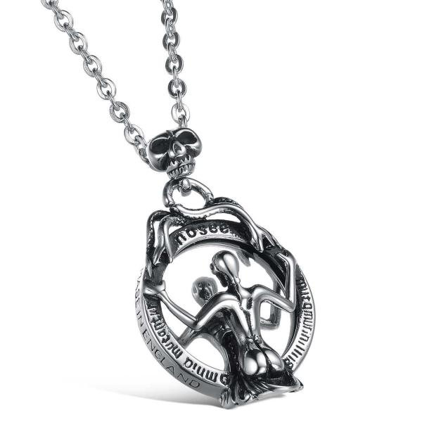 Buy New Fashion Tagor Jewelry 316L Stainless Steel Pendant Necklace TYGN007 at wholesale prices