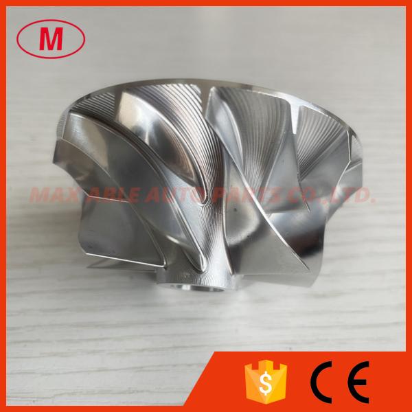 custom 54.00/70.00mm 7+7 blades turbo milling/aluminum 2618/billet compressor wheel