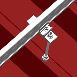 Aluminum Stainless Steel 304 Wood Thread Hanger Bolts for Solar Mounting at Good