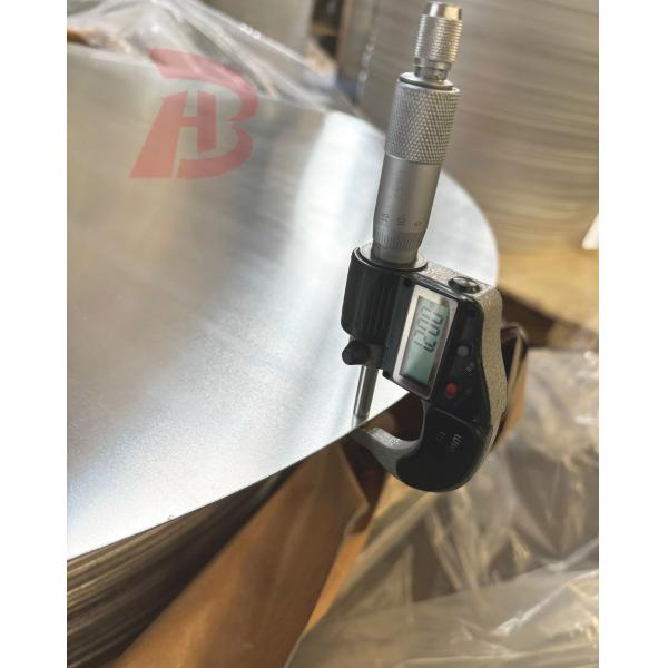 Buy Mill Finish 0.3-6.0mm Aluminum Circle Plate For Cookware Lighting Reflector Decoration at wholesale prices