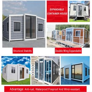 Online Technical Support Prefabricated Expandable Container House with Two