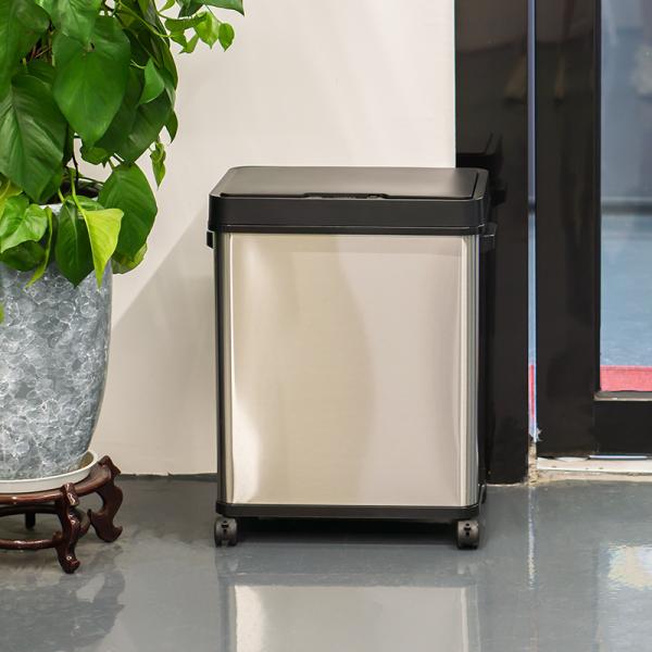 Household Commercial Living Room Kitchen Office Large Capacity Open Lid Intelligent Induction Classification Stainless Steel Tra