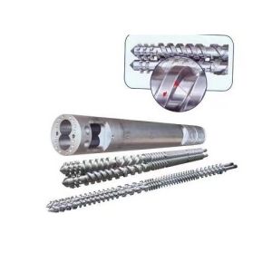92/188 High Output Conical Twin Screw Barrel For Extruder Spare Parts