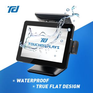 Aluminum Casing 1515E POS Cashier Machine for Grocery