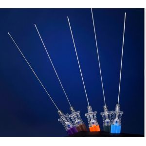 Disposable Spinal Needle with Quincke and Pencil Point Tip Hub Color Coated