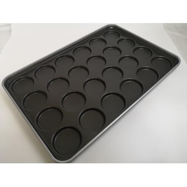Buy 4" 24 Links Aluminum Hamburger Bun Baking Pan Easy Cleaning at wholesale prices