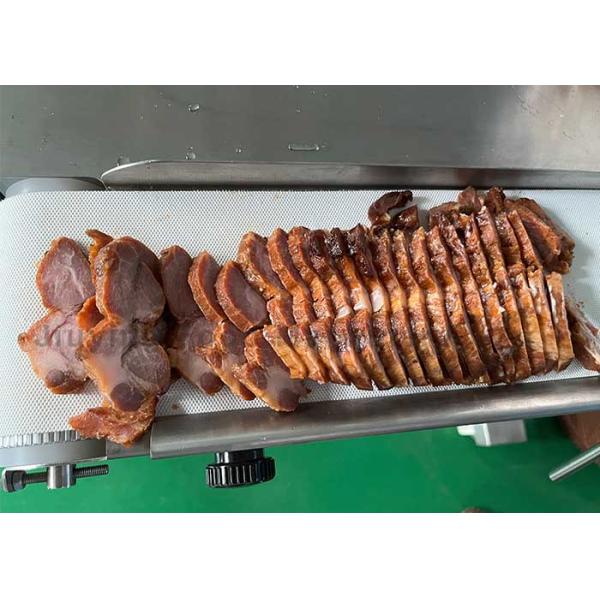 800kg/h Cooked Meat Slicing Machine 40mm Adjustable