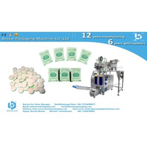 Packing machine for 3 side sealing bag with counting suitable for pills tablets