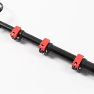 Custom 12-36ft Aluminum Telescopic Water Fed Pole Kit Solar Panel Cleaning Brush