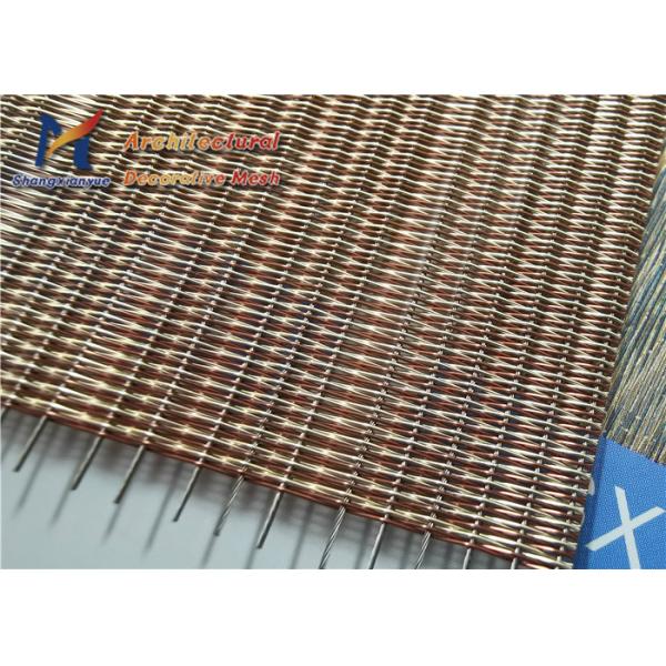 1.0mm 3m Laminated Glass Metal Mesh Corridor Wall Covering